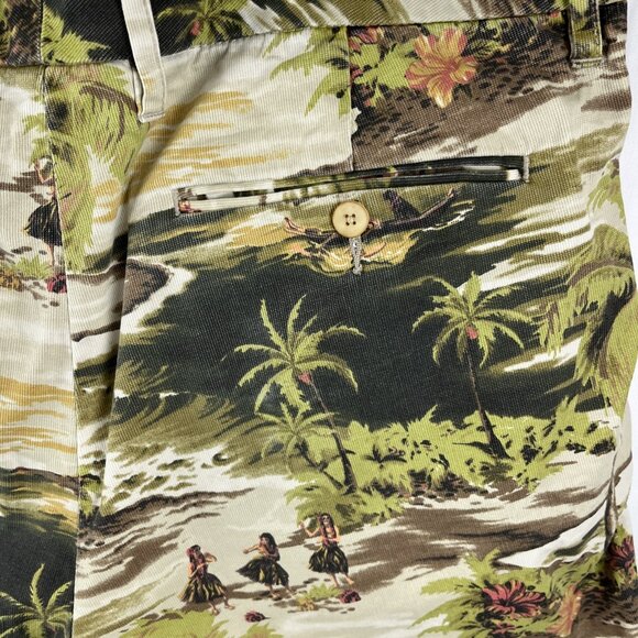 Tommy Bahama Tropcial Island Hula Girl Printed Shorts Mens Size 36 - Picture 5 of 11
